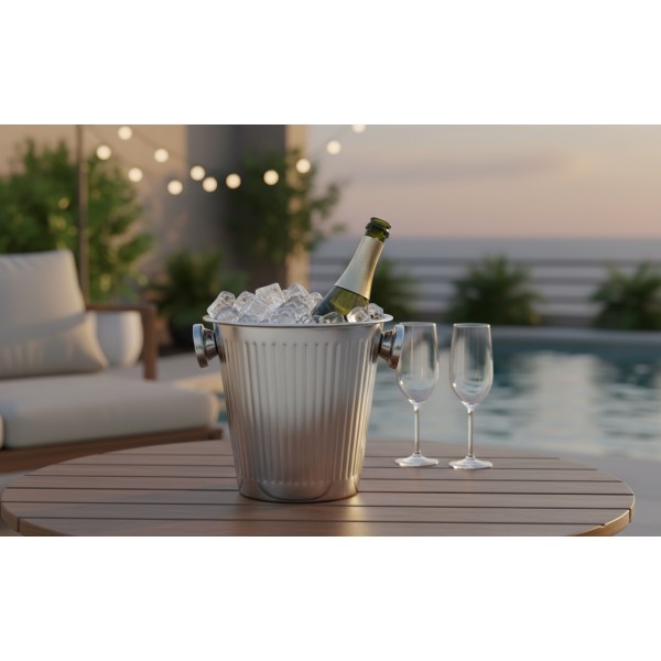 Cooler do butelek/wiaderko do lodu 20 cm Mondex