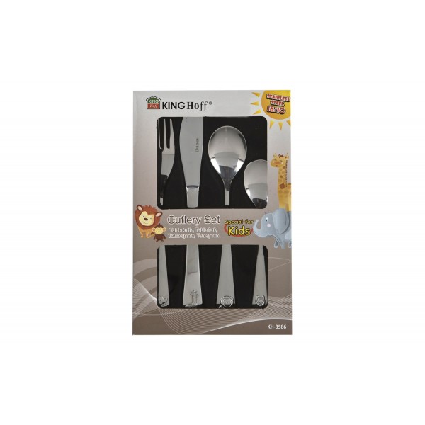 Komplet sztućców dla dzieci 4 el. Kinghoff