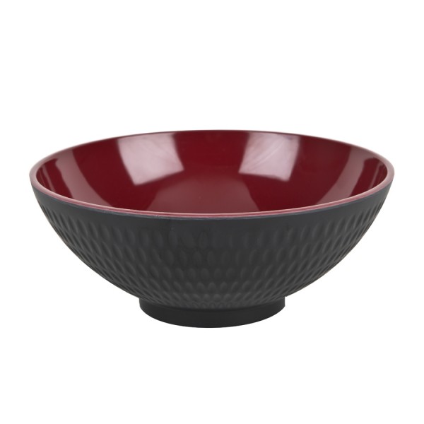 Miska 1,1L Asia czarno-czerwona