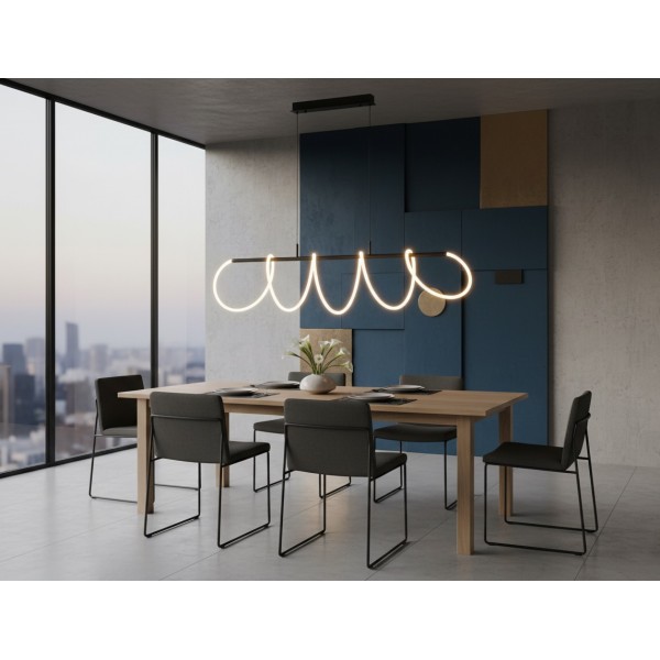 Lampa wisząca ZigZag Black