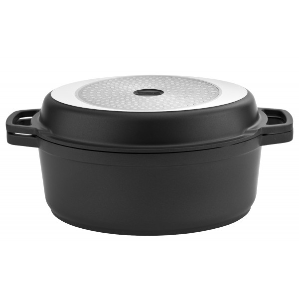 Garnek z patelnią grillową 6,4L MR-4132