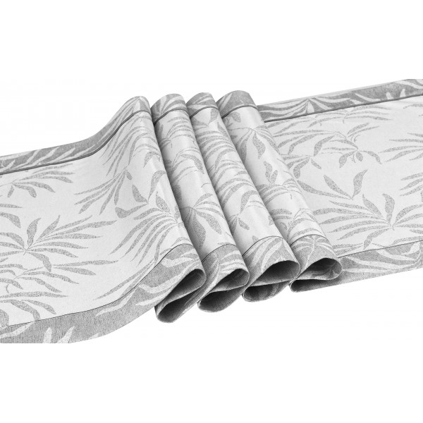 Bieżnik "POLONIA" 50x150 cm srebrny