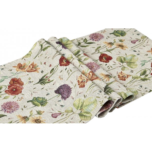 Bieżnik na stół 50x150 cm Eden 1239RK/410 gobelinowy