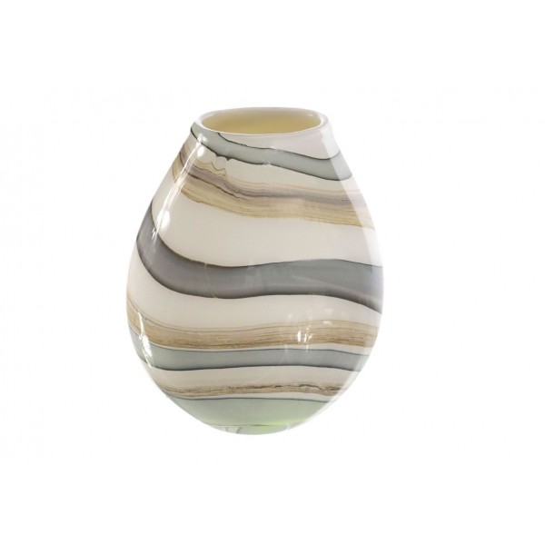 Wazon szklany 20 cm 2341/C125 kolory Ziemi