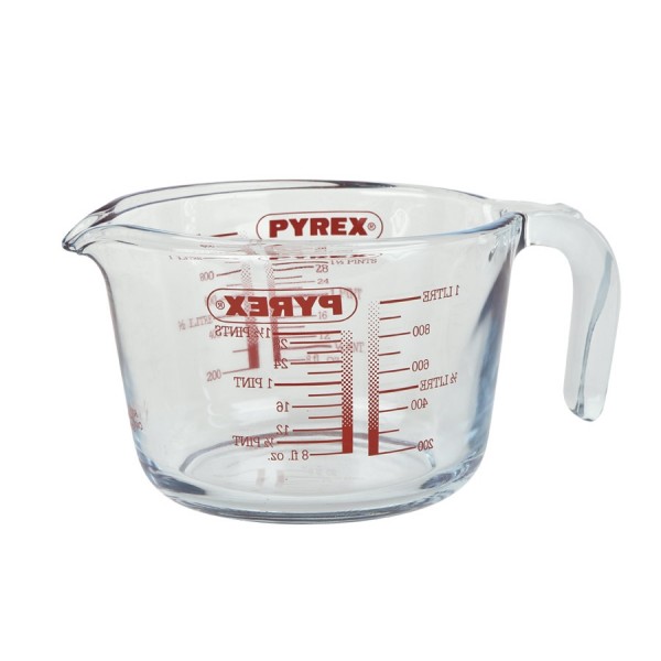 Dzbanek żaroodporny 1L z miarką Pyrex