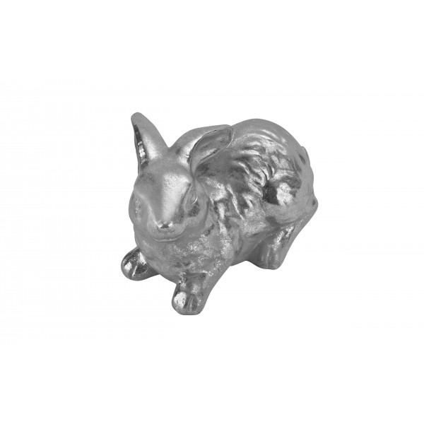 Figurka Zając srebrna