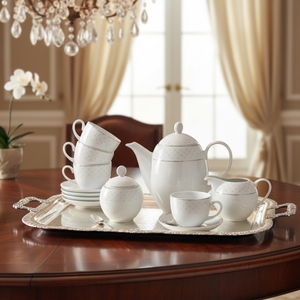 Serwis Kawowy 12 osób 15 El. Carmen WA-91