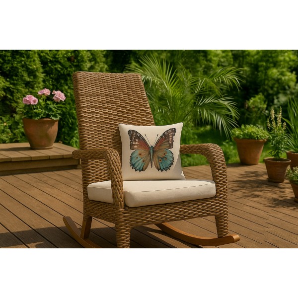 Poszewka dekoracyjna 45x45 cm Motylek