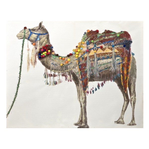 Obraz 150x120cm Wielbłąd Baktrian