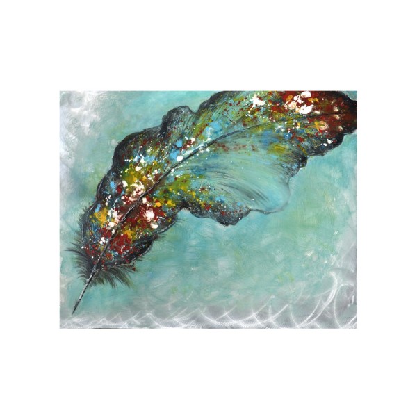Obraz na płótnie 80x100cm Pióro