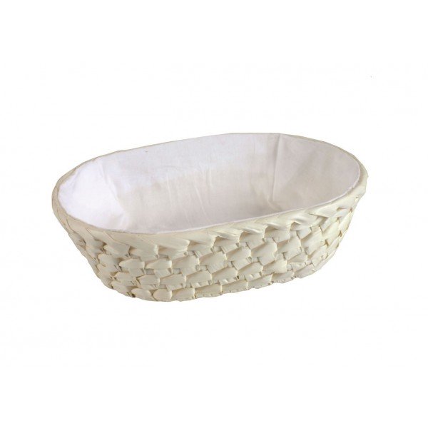 Owalny koszyk ręcznie pleciony 25x18 cm Palma DOMOTTI