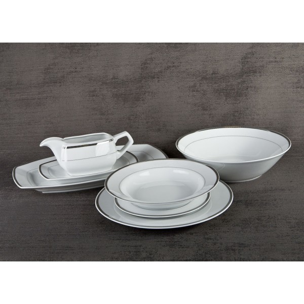 Serwis obiadowy 6/22 Marcello Silver