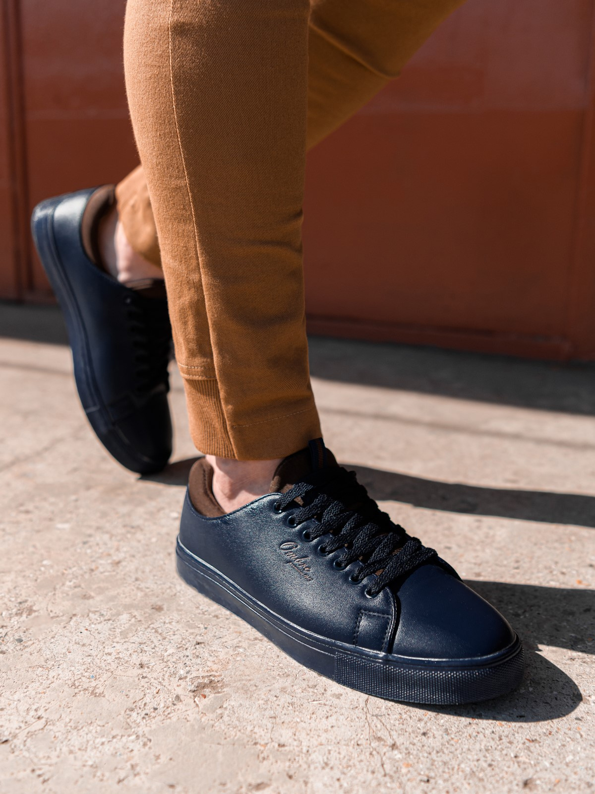 Półbuty męskie - granatowe - Rozmiar: 40