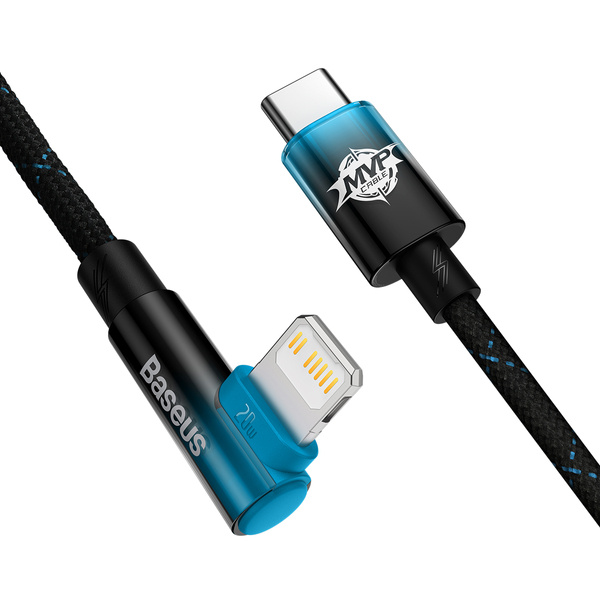 Baseus MVP 2 | Kabel kątowy Typ C - Lightning do iPhone 20 W 1m