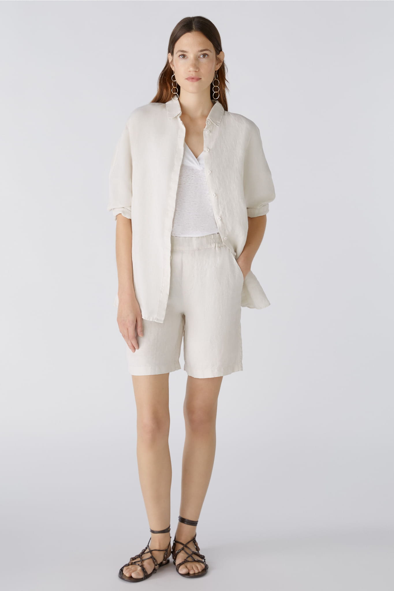 PIASKOWA LNIANA KOSZULA OUI