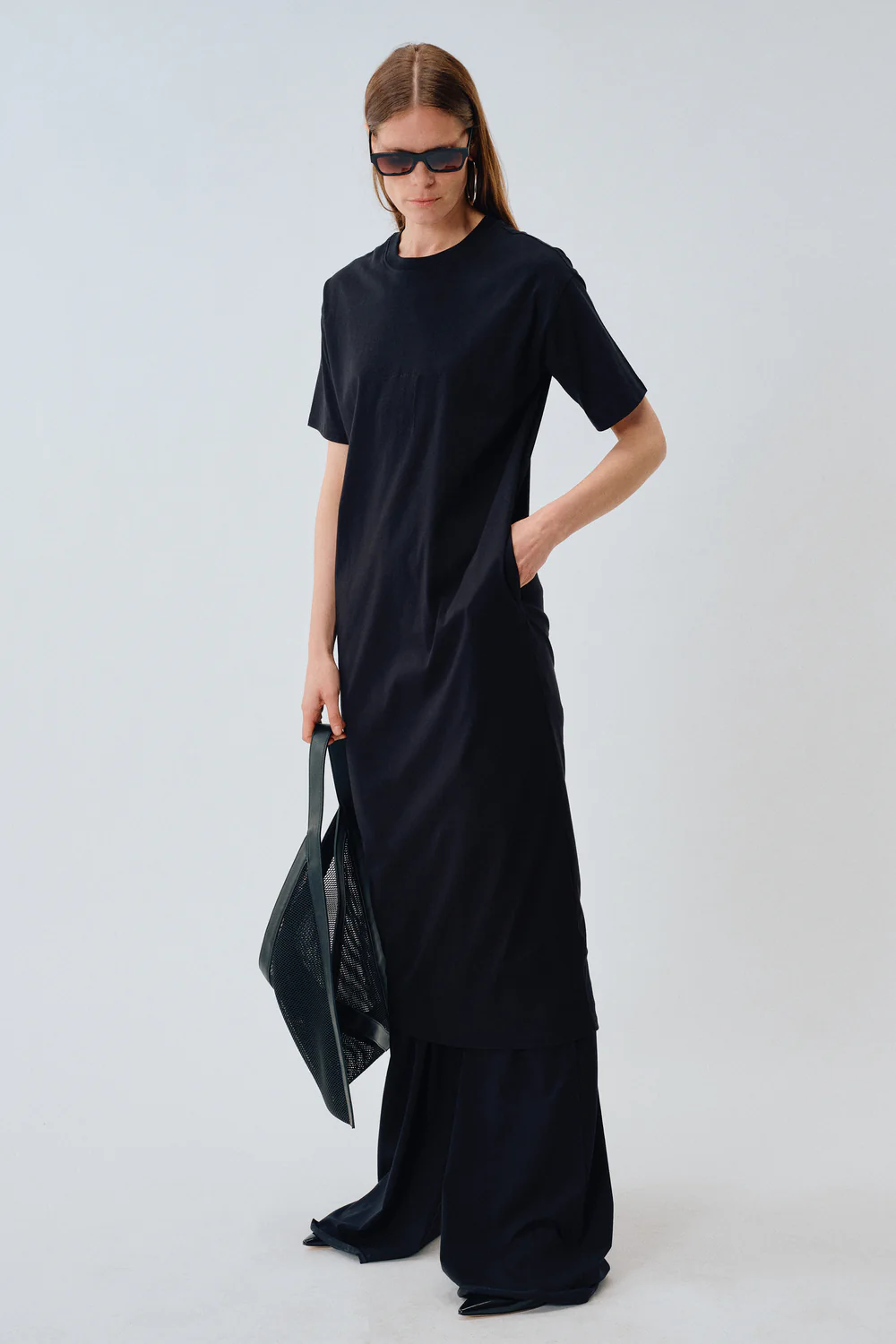 CZARNA BAWEŁNIANA SPORTOWA SUKIENKA LIVIANA CONTI