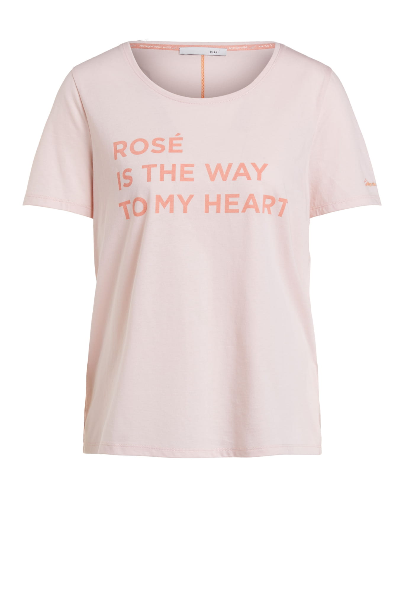 T-shirt z krótkim rękawem z nadrukiem Oui