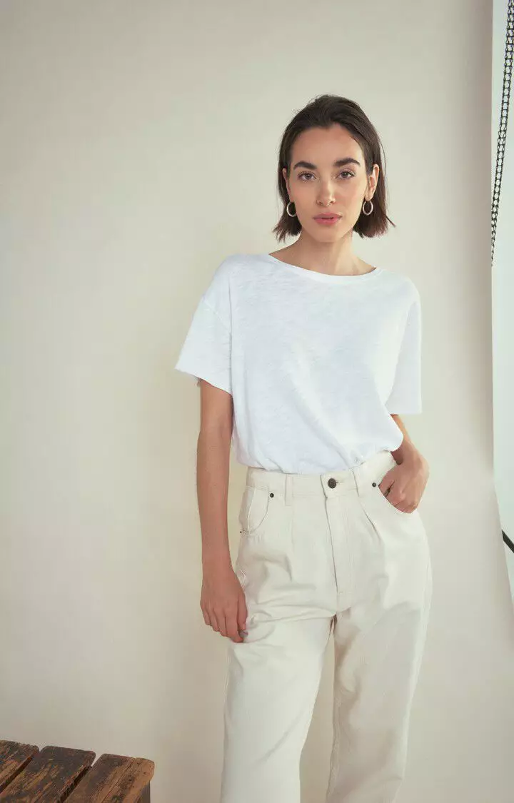 BIAŁY T-SHIRT AMERICAN VINTAGE