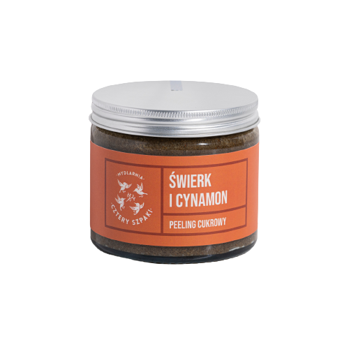 4 Szpaki Peeling cukrowy Świerk i Cynamon 250 ml