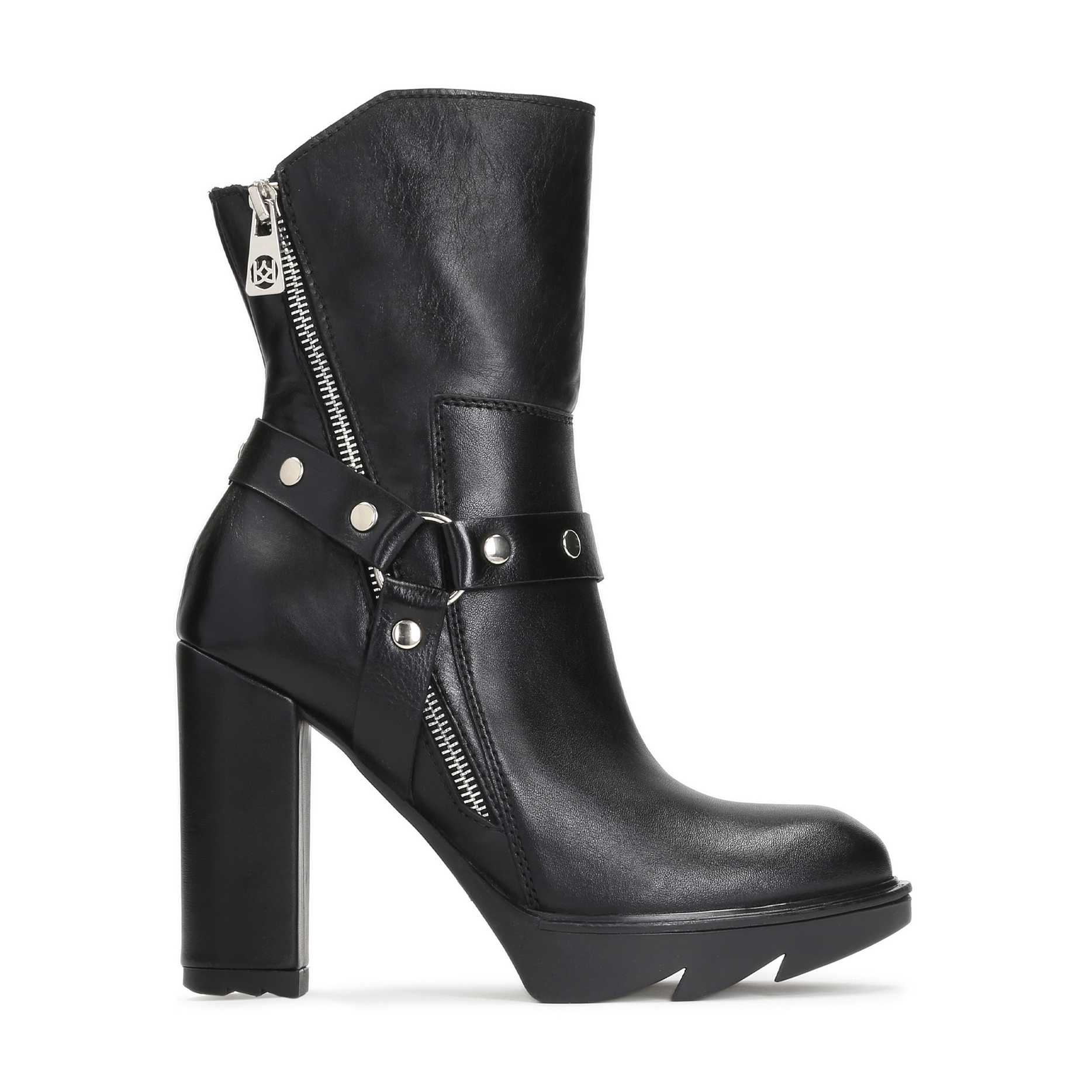 Czarne botki damskie