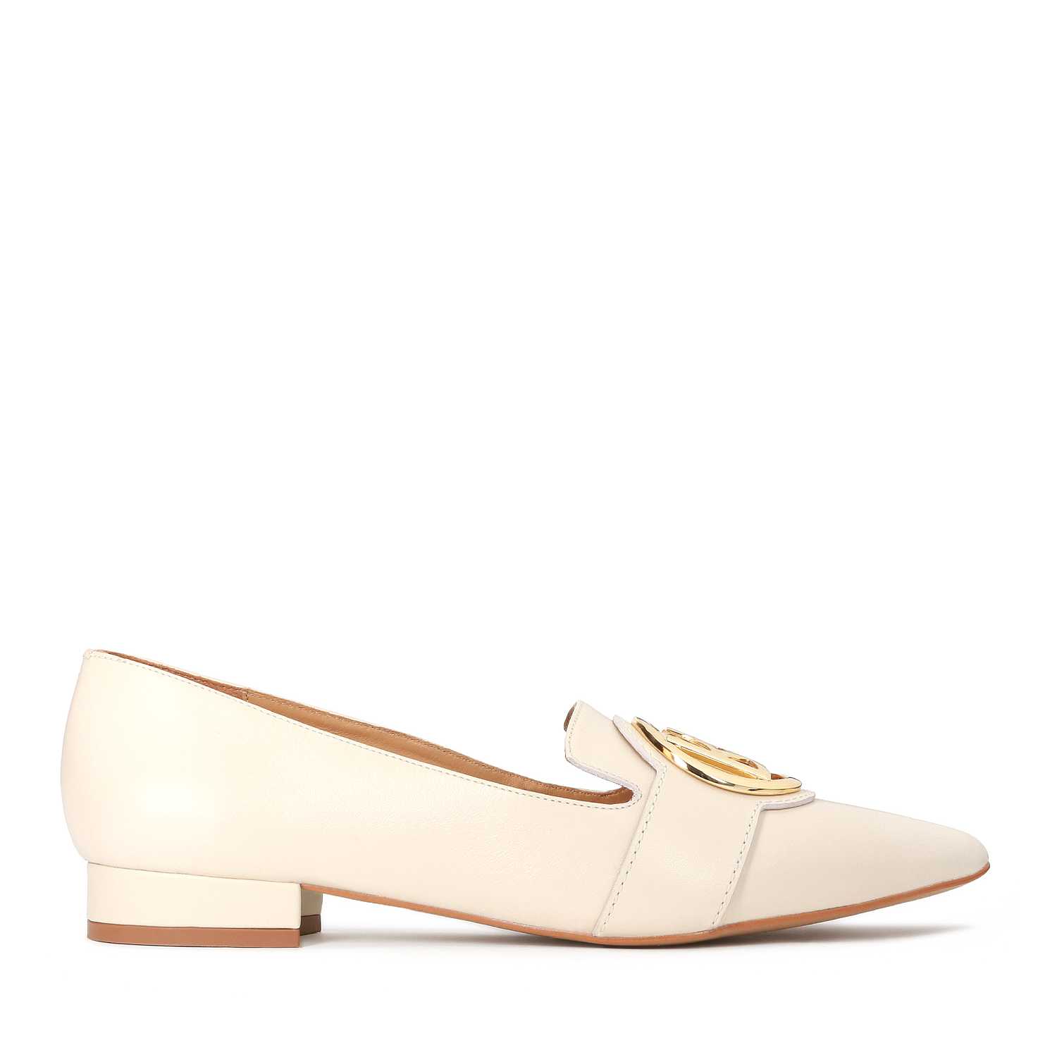 Półbuty z dużym monogramem