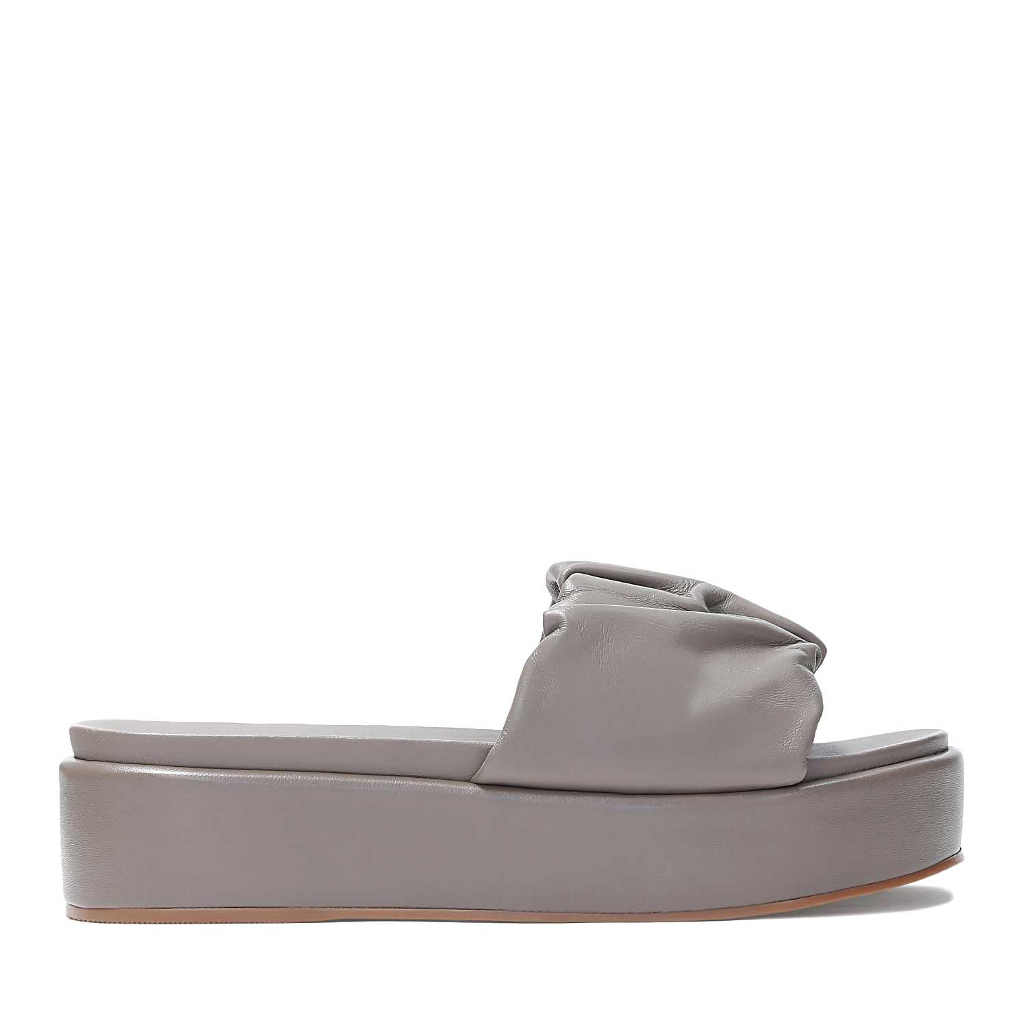 Taupe klapki damskie kazar x kasia