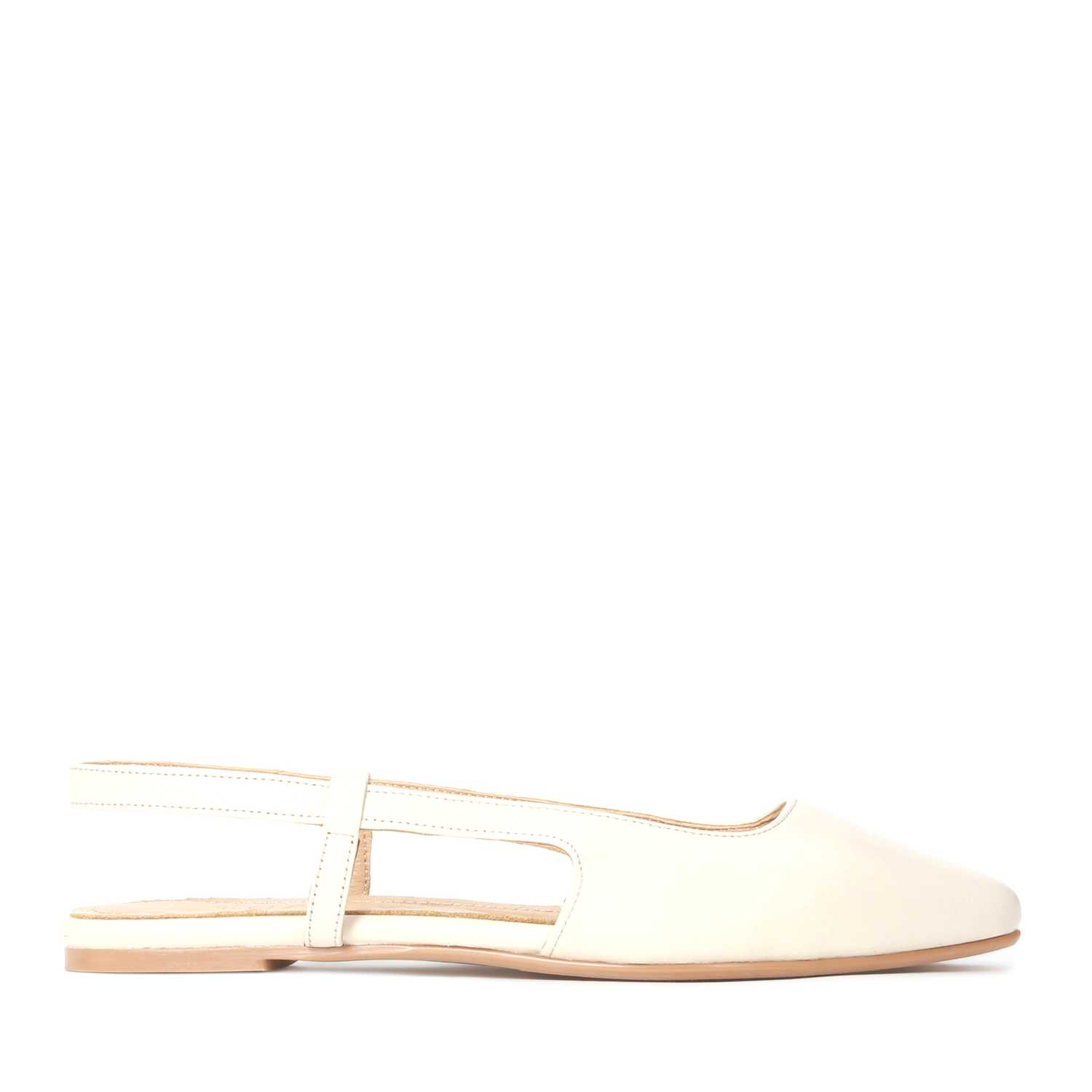 Beżowe czółenka damskie