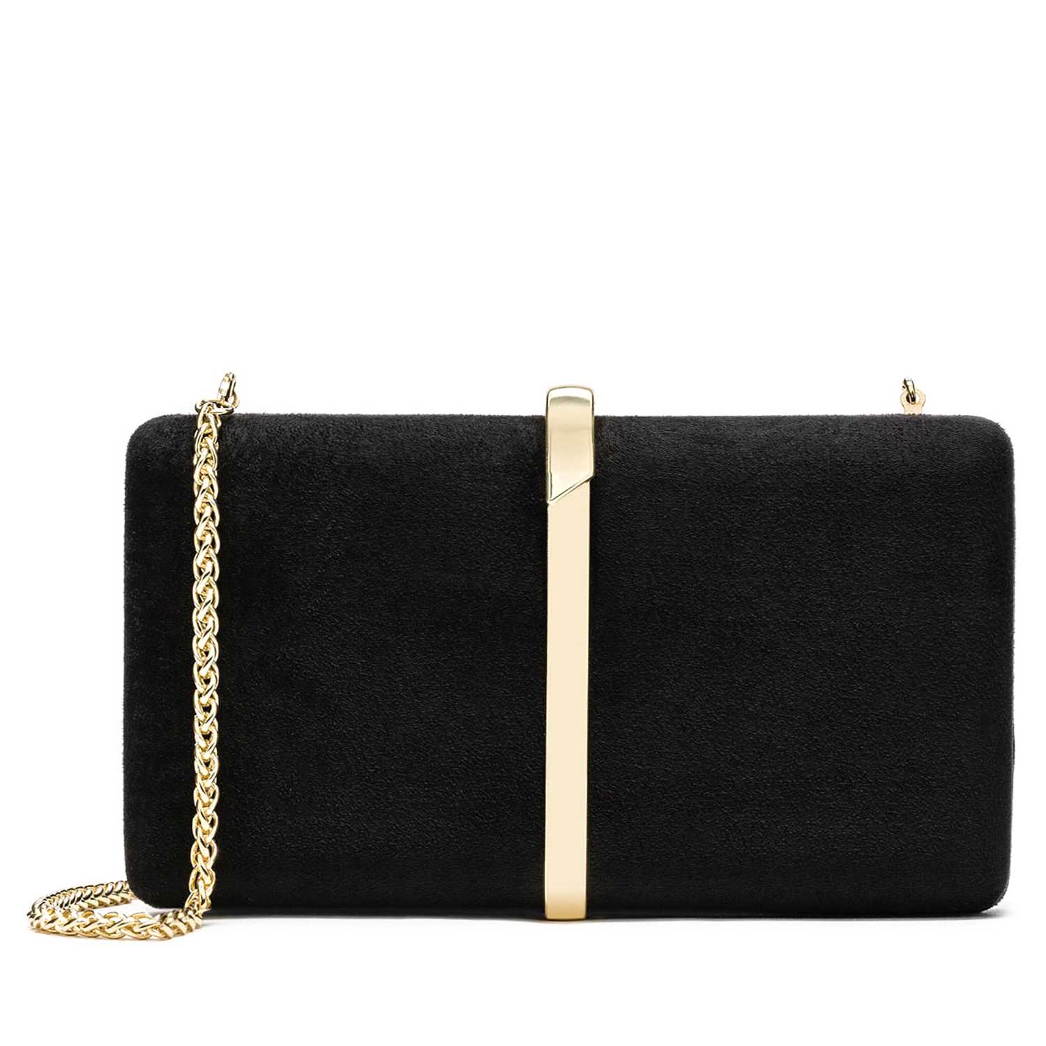 Czarna kopertówka damska