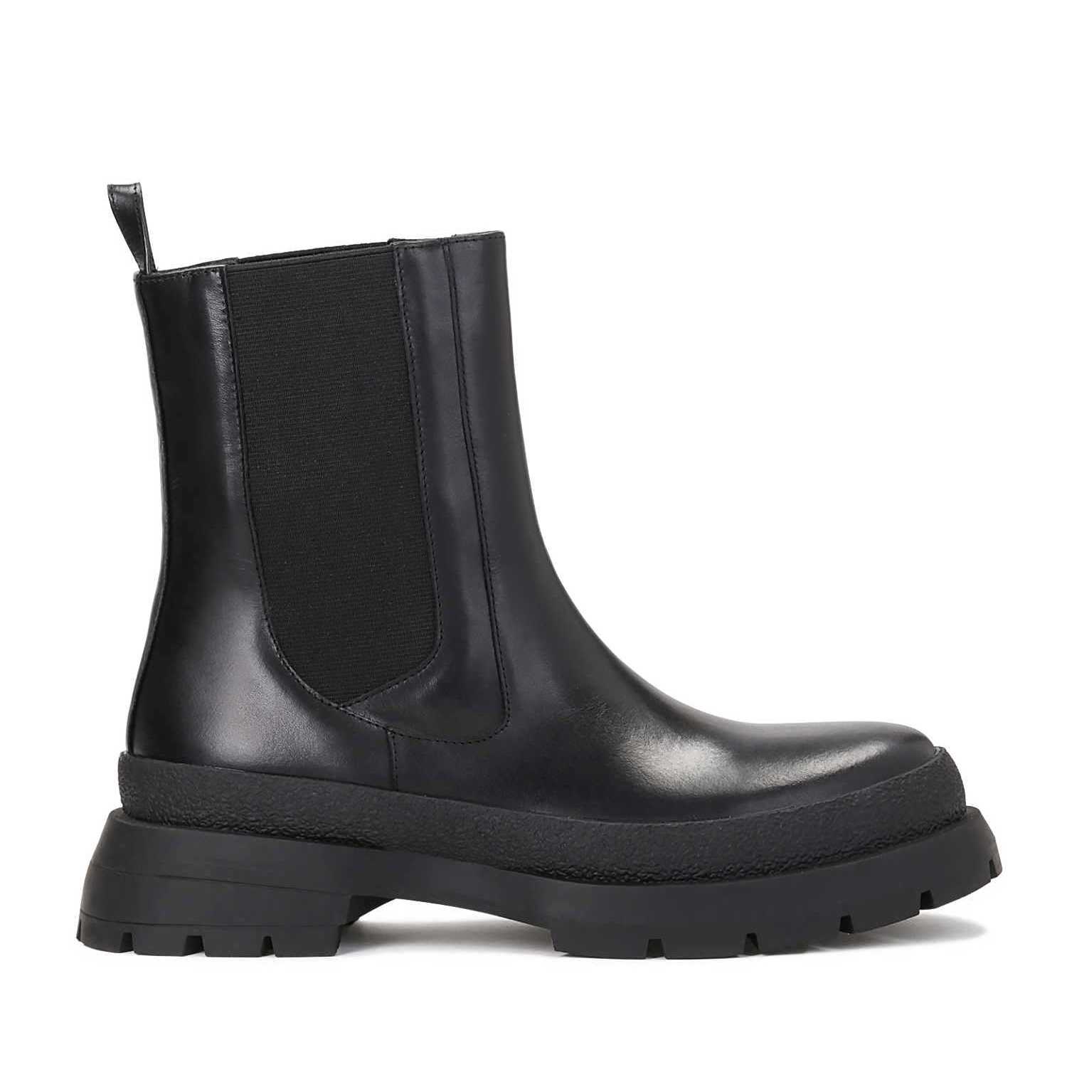 Czarne trzewiki damskie