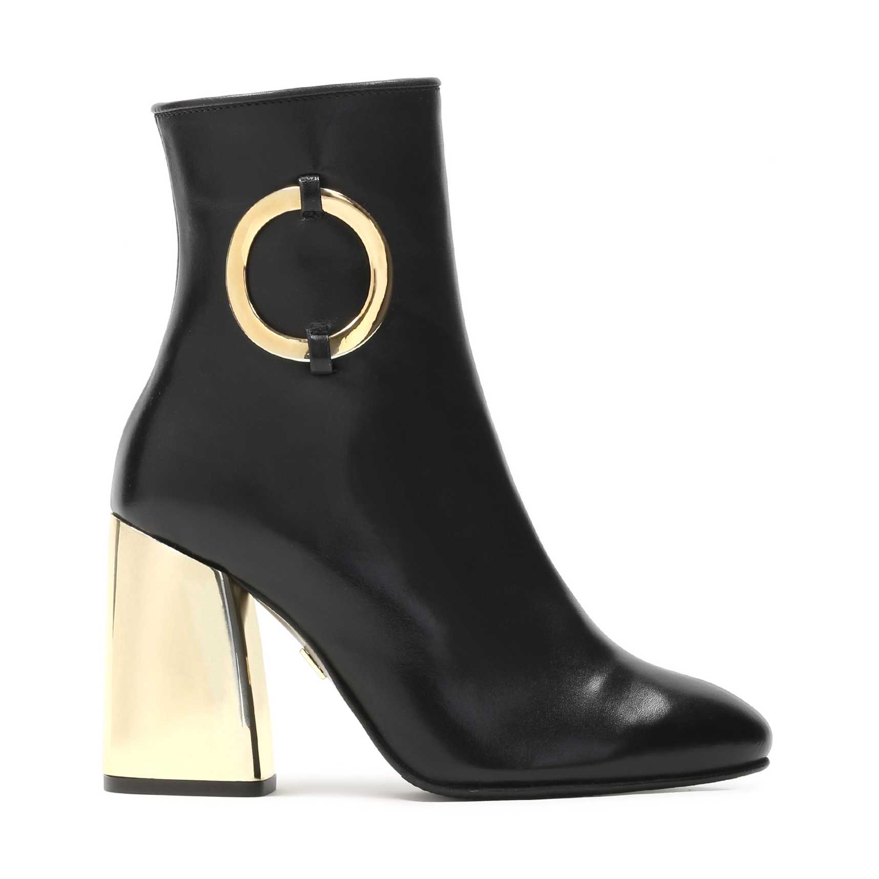 Czarne botki damskie