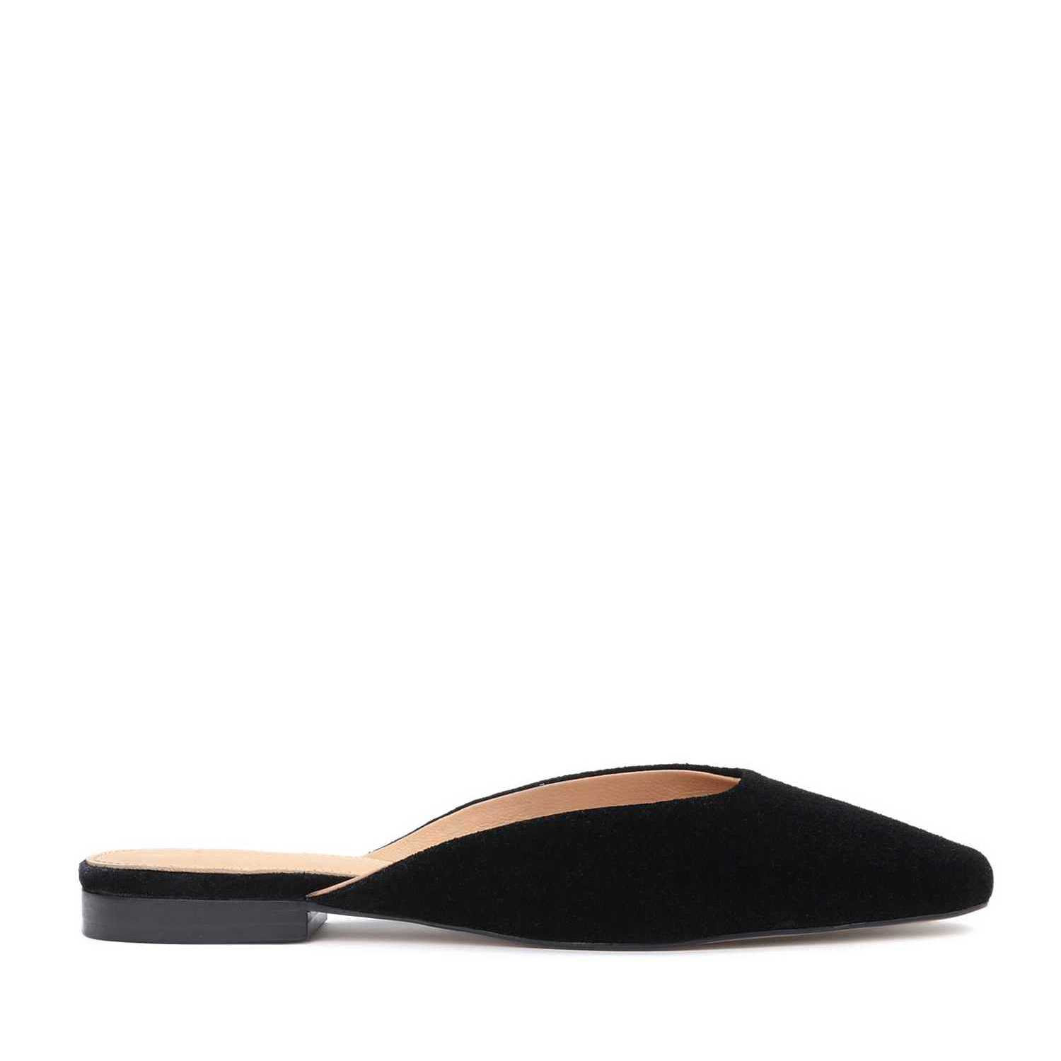 Czarne klapki damskie