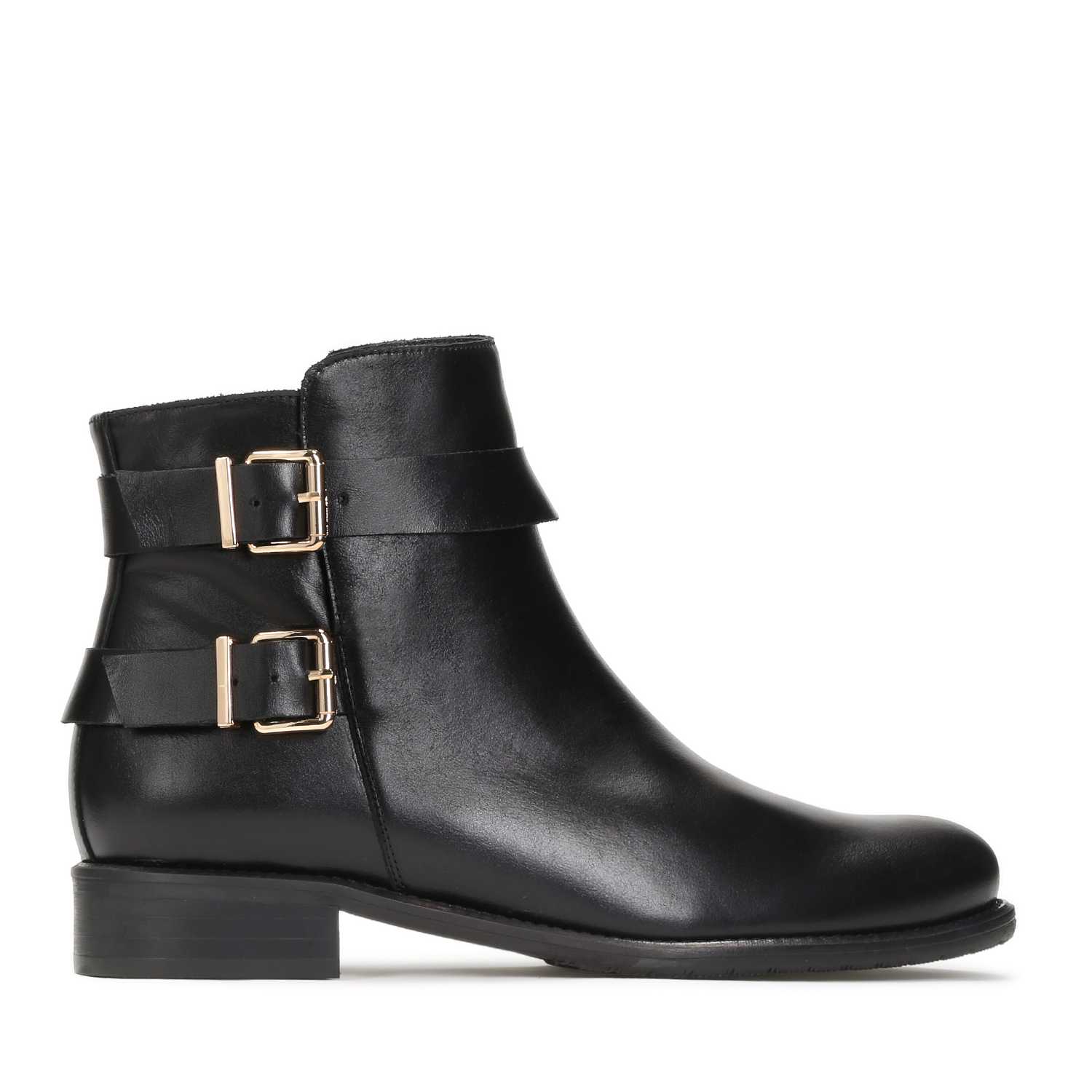 Czarne botki damskie