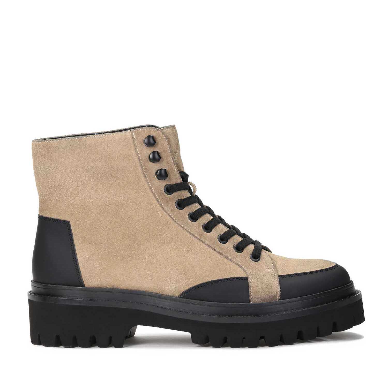 Taupe trzewiki męskie