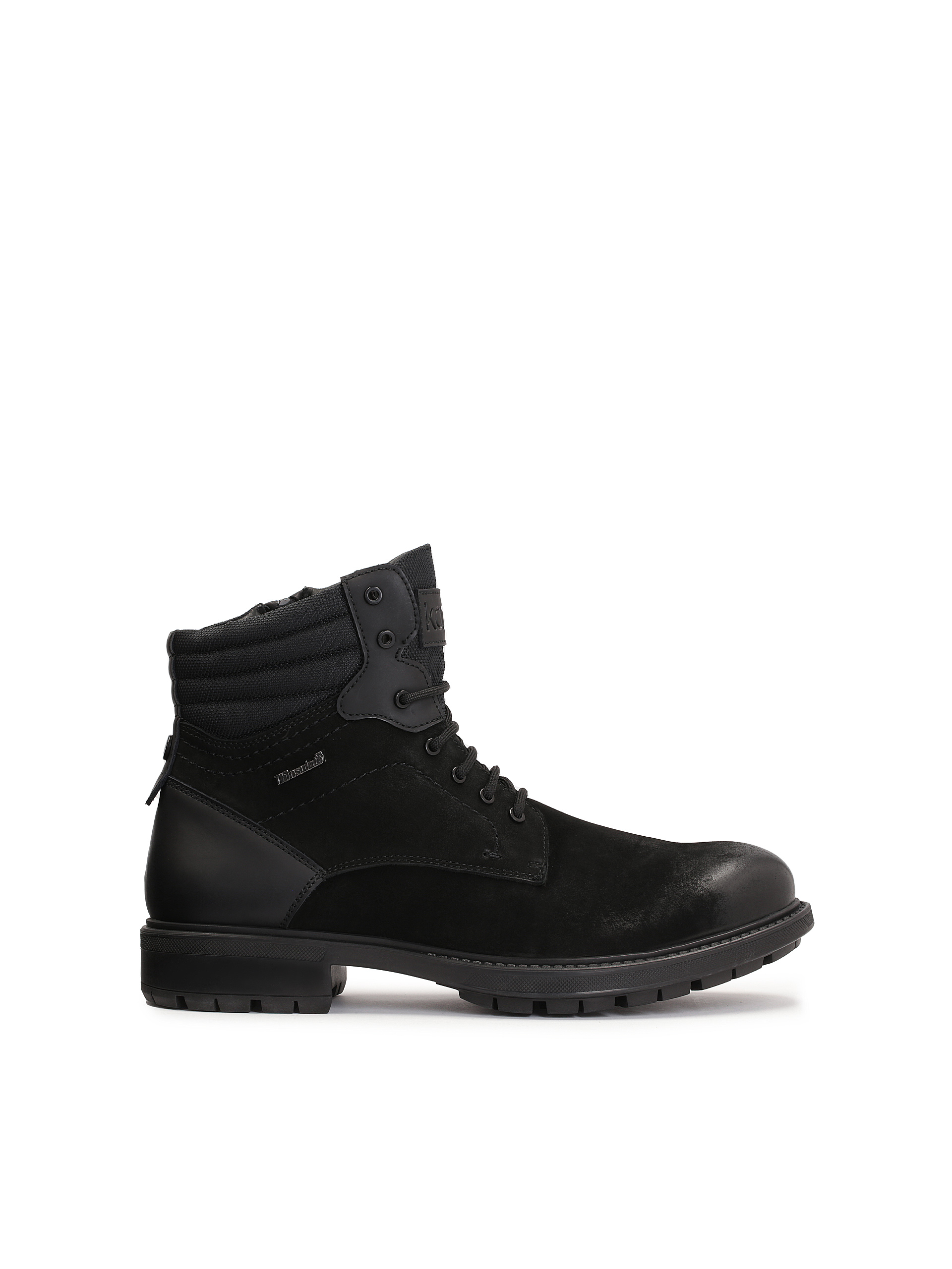 Wytrzymałe trzewiki męskie z nubuku wyposażone w membranę Thinsulate