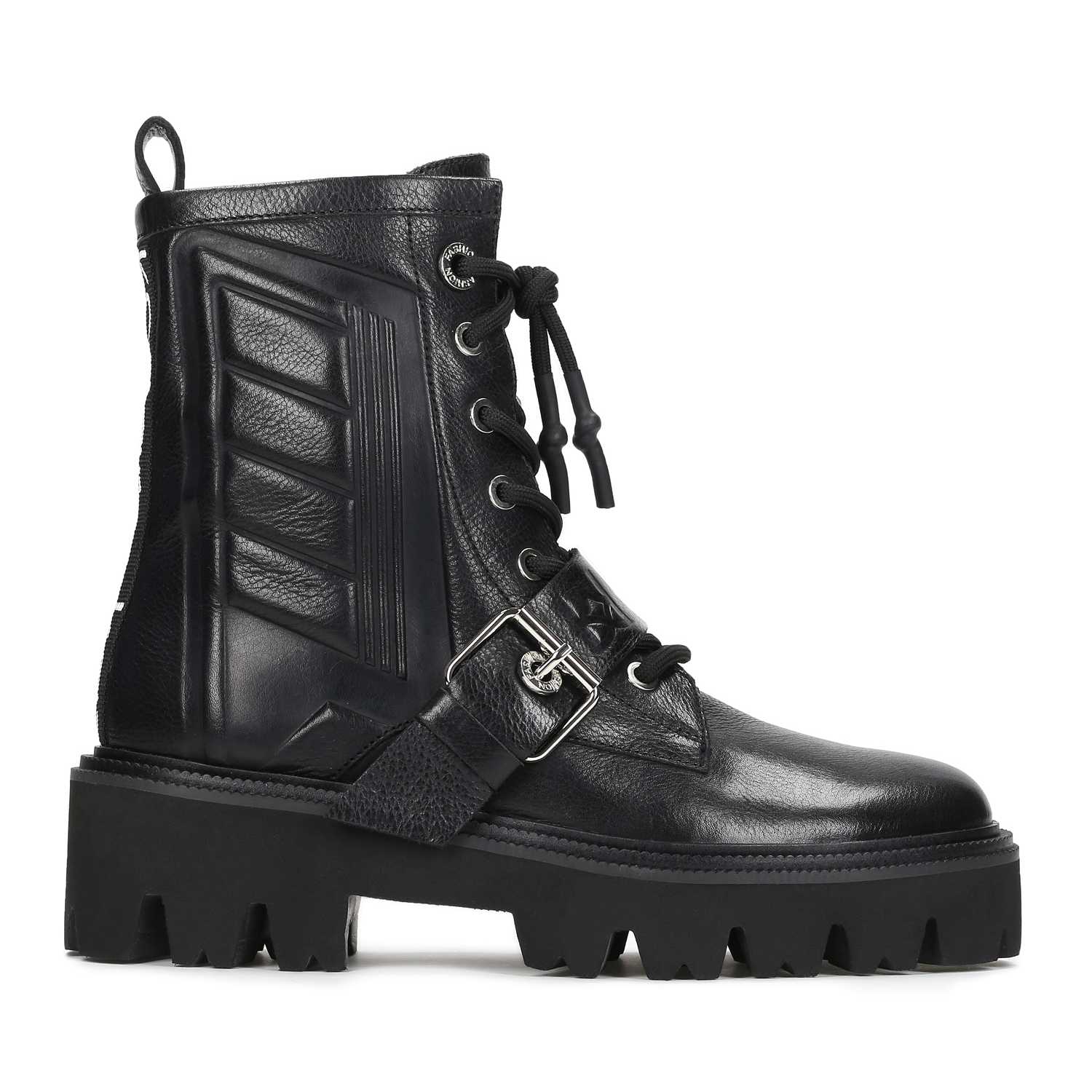 Czarne trzewiki damskie