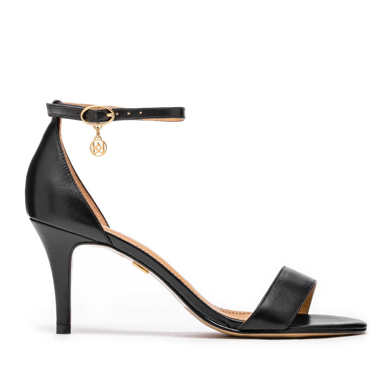 Czarne sandały damskie