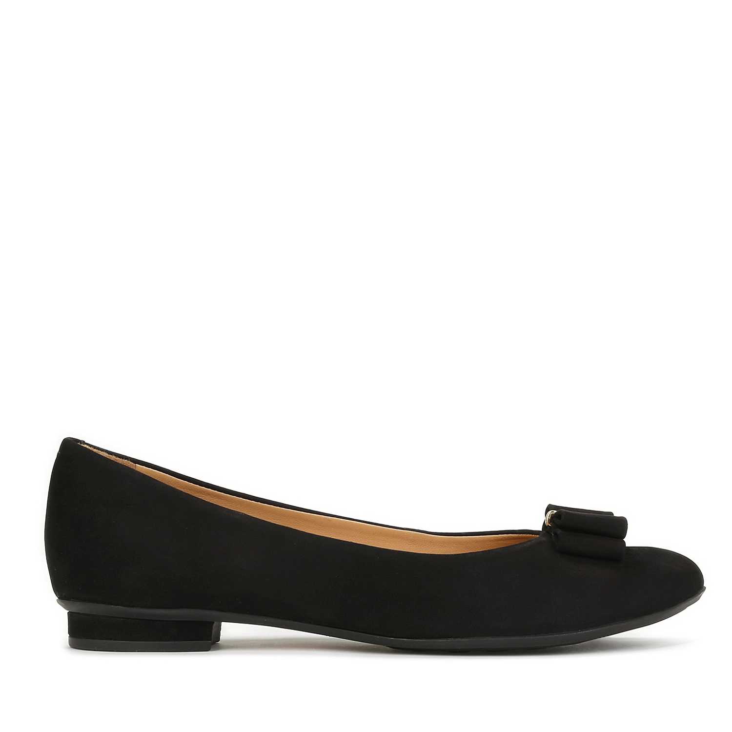 Czarne baleriny damskie