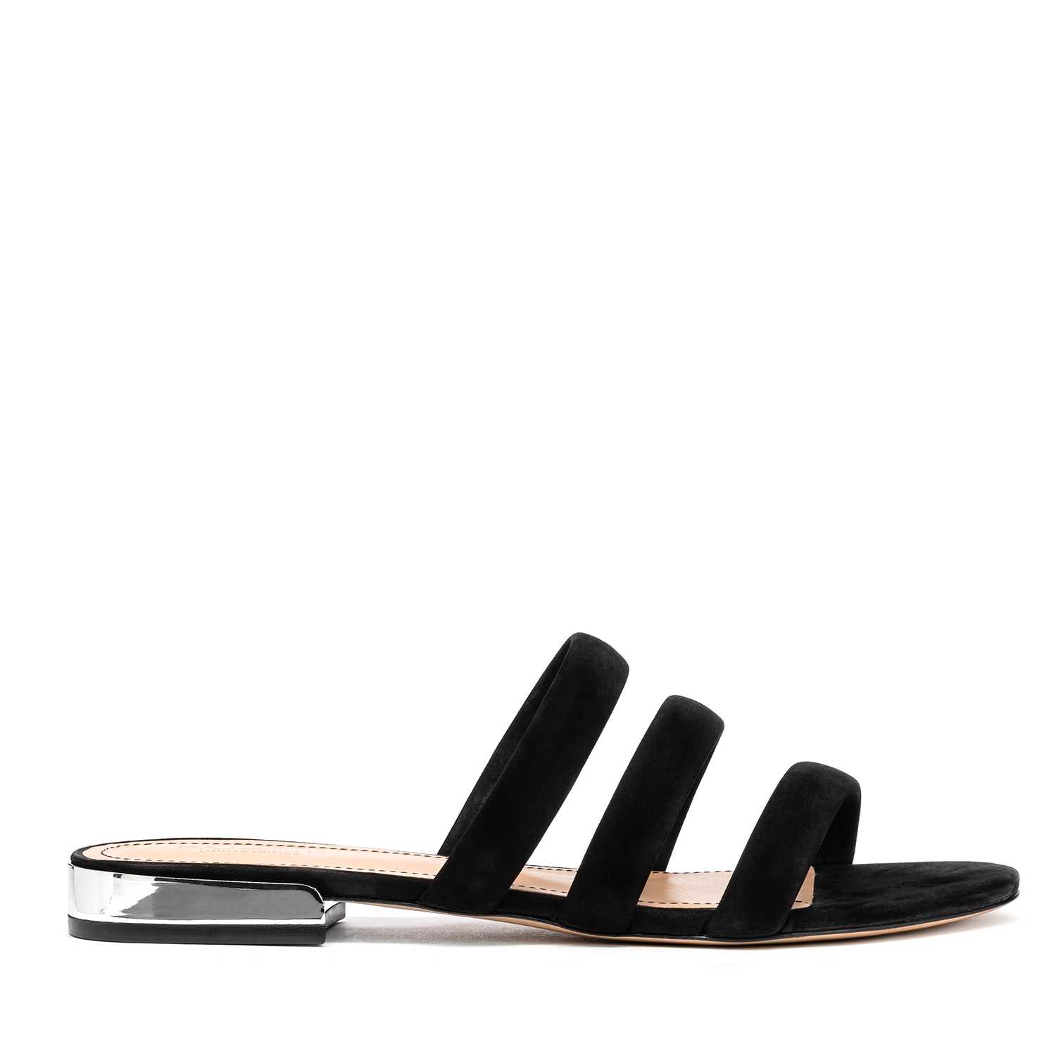 Czarne klapki damskie