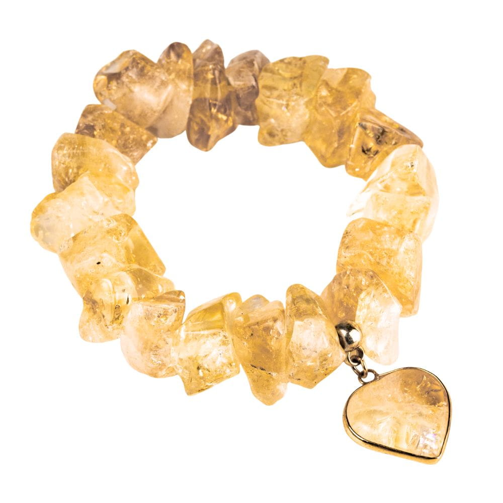 SAMBA Bransoletka cytryn serce