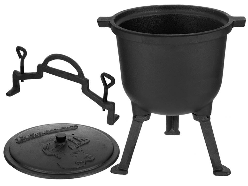 Garnek żeliwny Kinghoff KH 2232 Kociołek myśliwski 7 L Nowy model + GRATIS