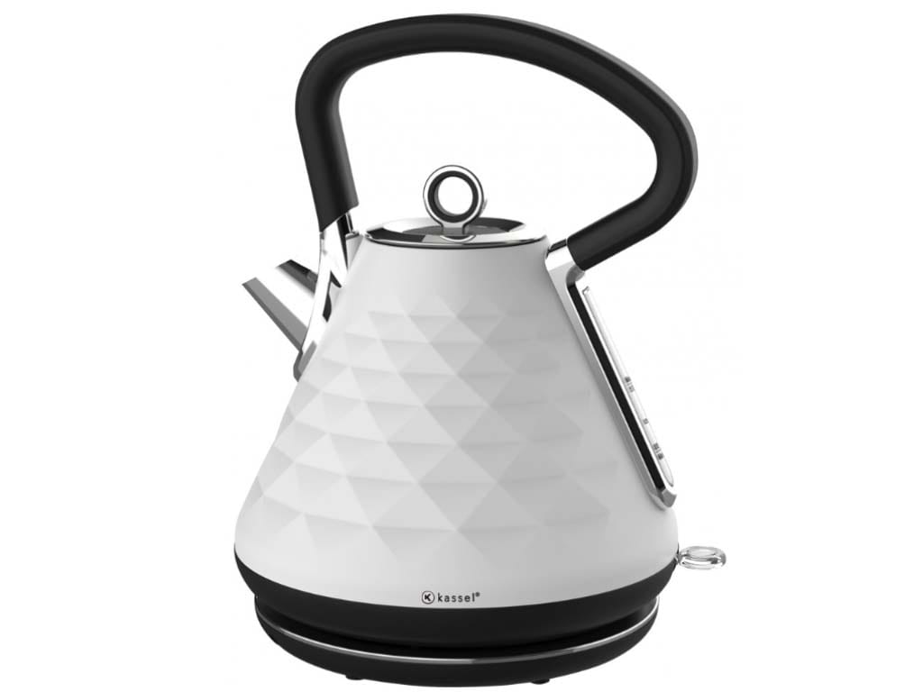 Czajnik elektryczny bezprzewodowy Kassel 93231 biały 1.7 L elegancki