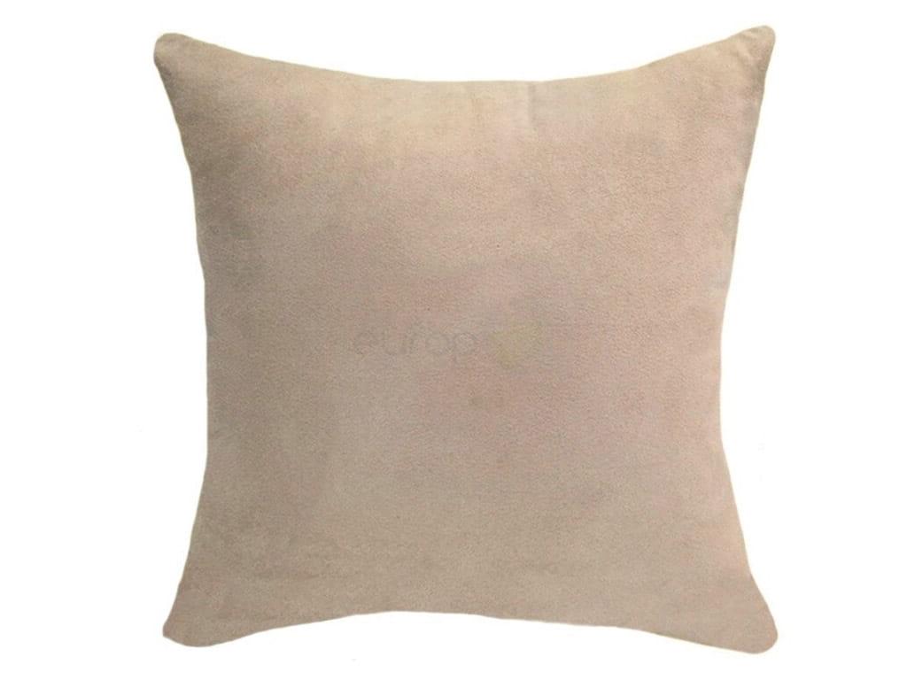 Poszewka na poduszkę dekoracyjna welurowa 50x50 velvet latte