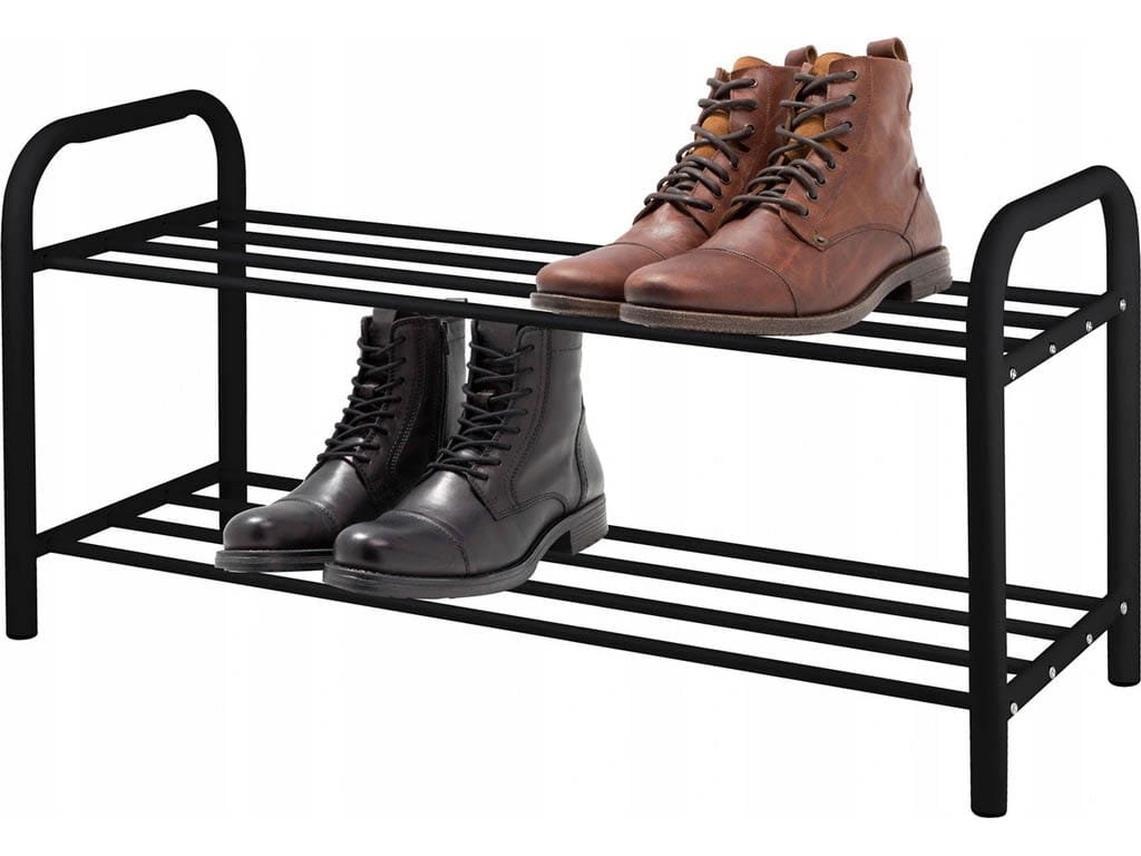 Półka na buty Brunbeste 1127 metalowa czarna 2-poziomowa