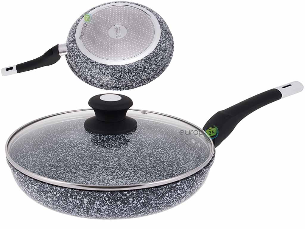 Patelnia marmurowa 26 cm indukcja Edenberg EB 9167 ceramiczna