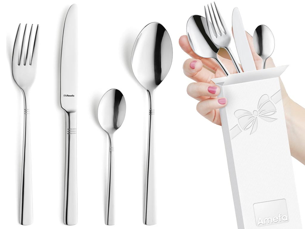 Sztućce restauracyjne Palmon 8410 Amefa 24 szt na przyjęcia weselne