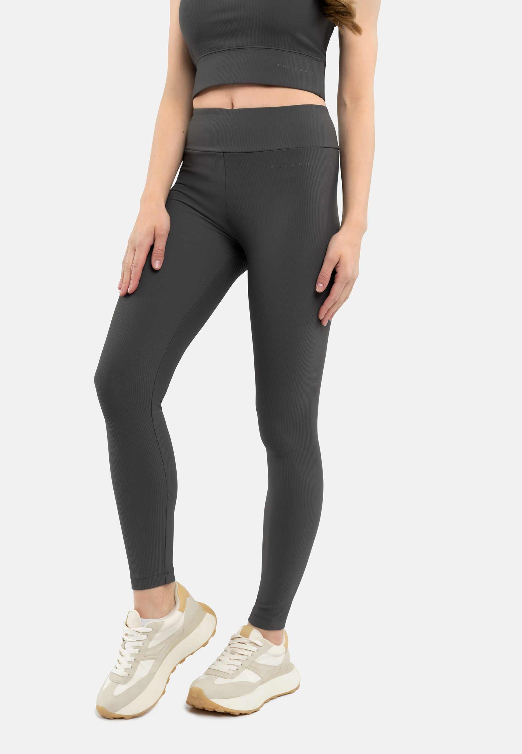 Prążkowane legginsy N-LISBONA