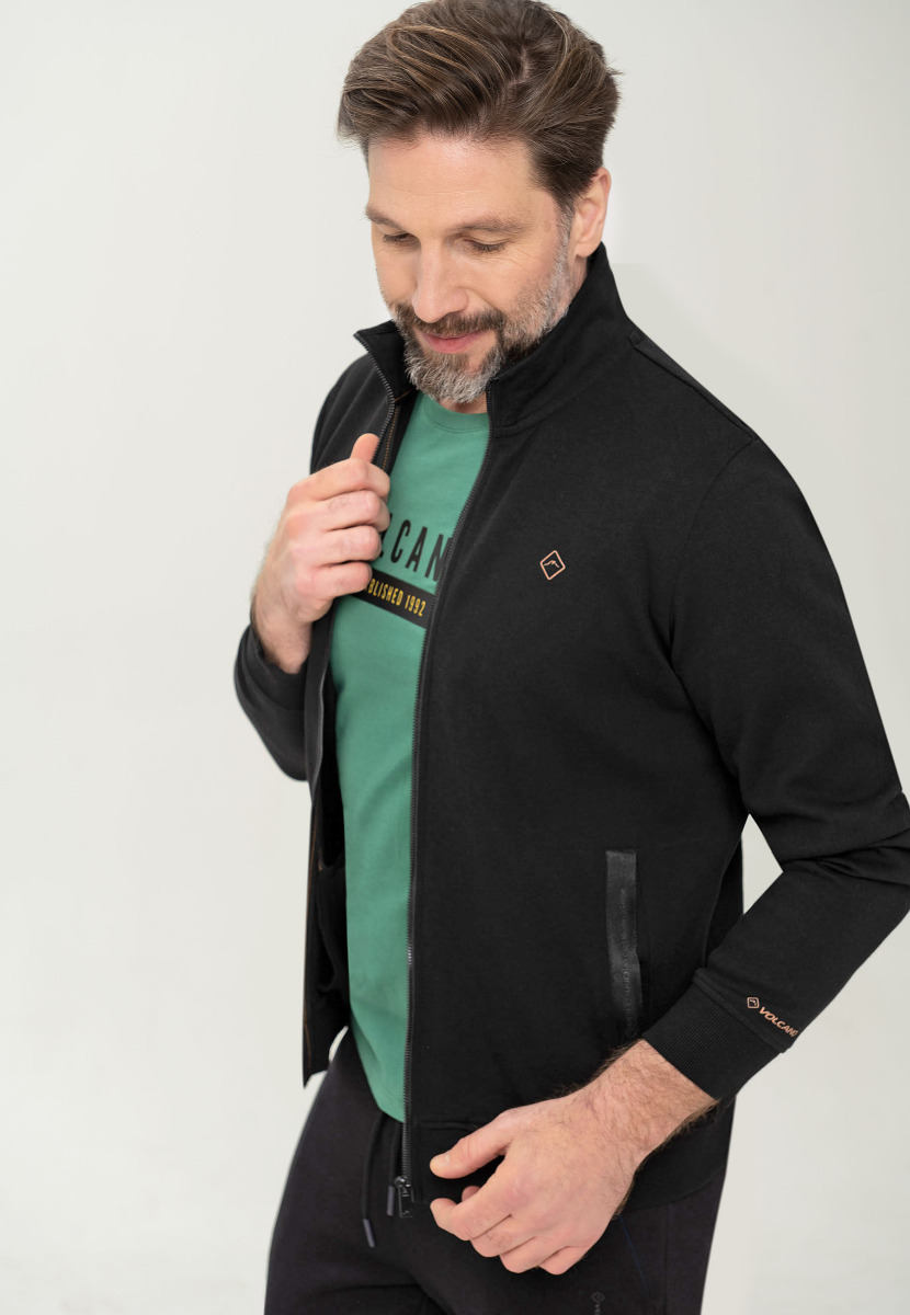 Klasyczna bluza męska zapinana na zamek B-ROLDI plus size