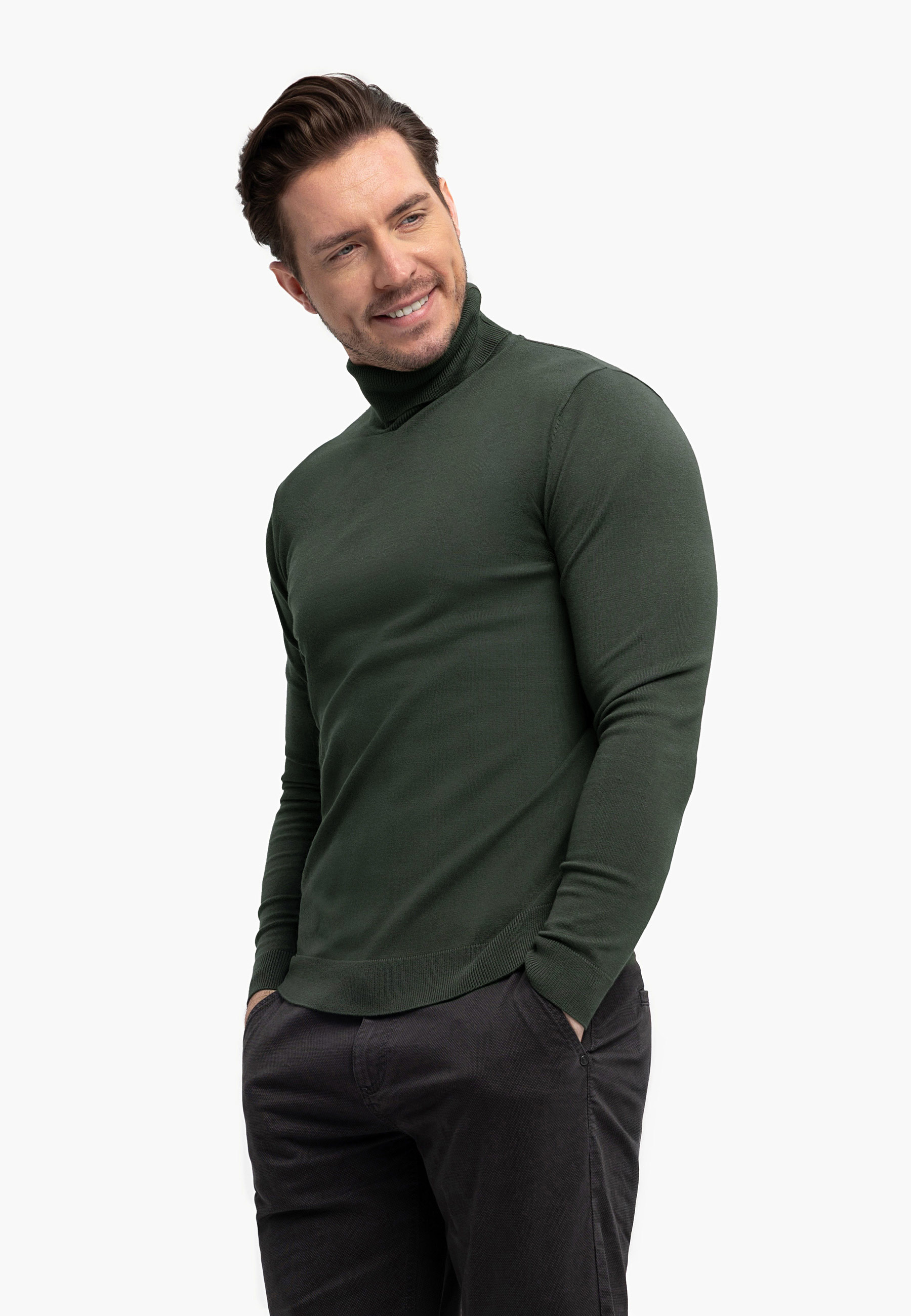 Sweter z golfem S-MAX