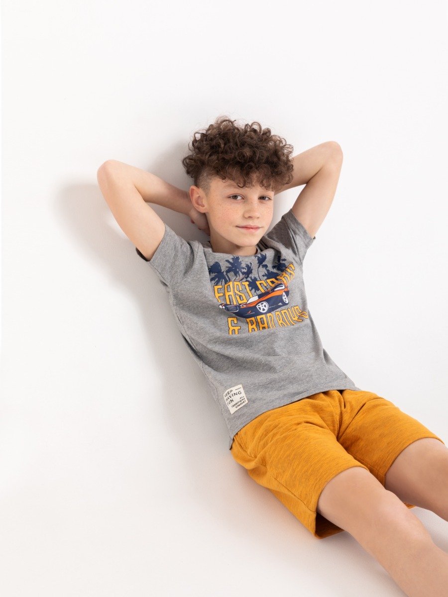 Bawełniana koszulka chłopięca T-FAST JUNIOR