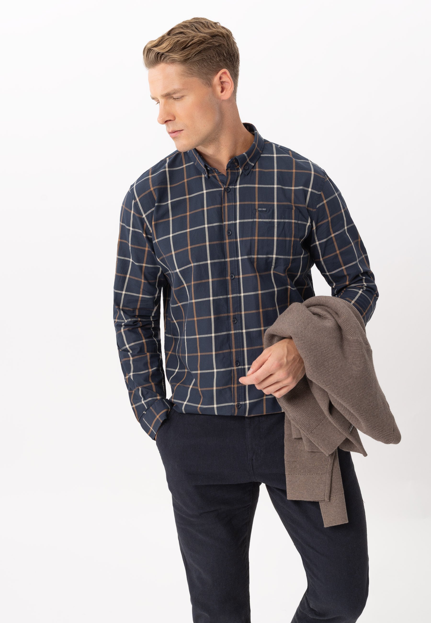 Koszula w dużą kratę, Regular Fit, K-MARONI